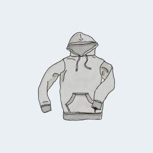 Hoodie with Pocket Sudadera con bolsillo